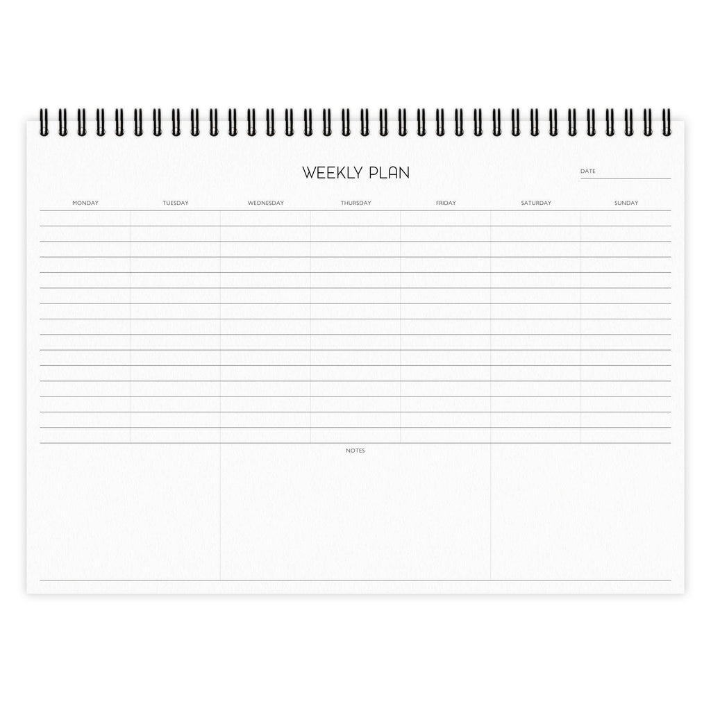 Agenda hebdomadaire A4 Azelujos