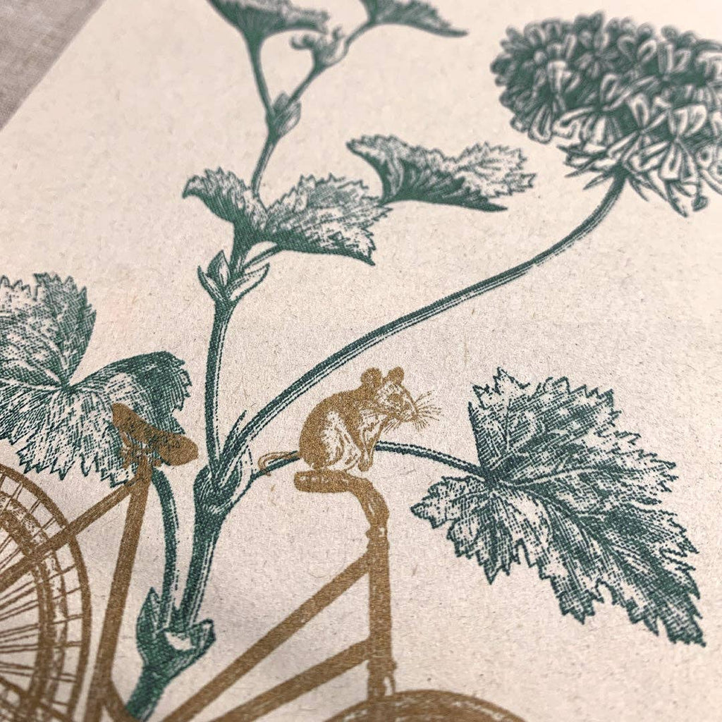 Carte postale nature – Vélo & plante
