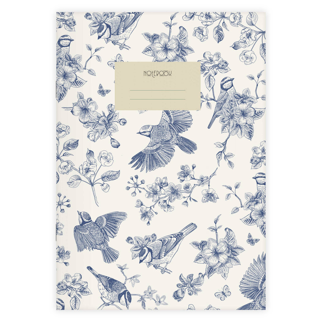 Carnet A5 Fleurs et Oiseaux