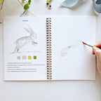 Cahier d'aquarelle sur les animaux