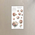 Feuille d'autocollants washi "Pivoines romantiques"