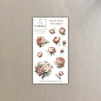 Feuille d'autocollants washi "Pivoines romantiques"
