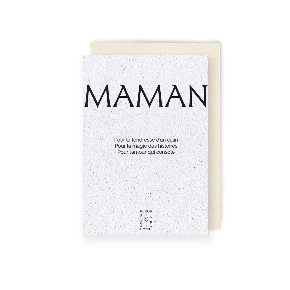 Carte à planter - Maman