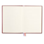 Carnet de notes en coton/satin rouille
