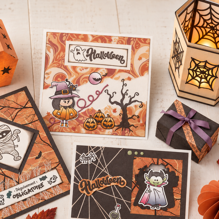 HALLOWEEN en PAPIER : Cartes & petites créations