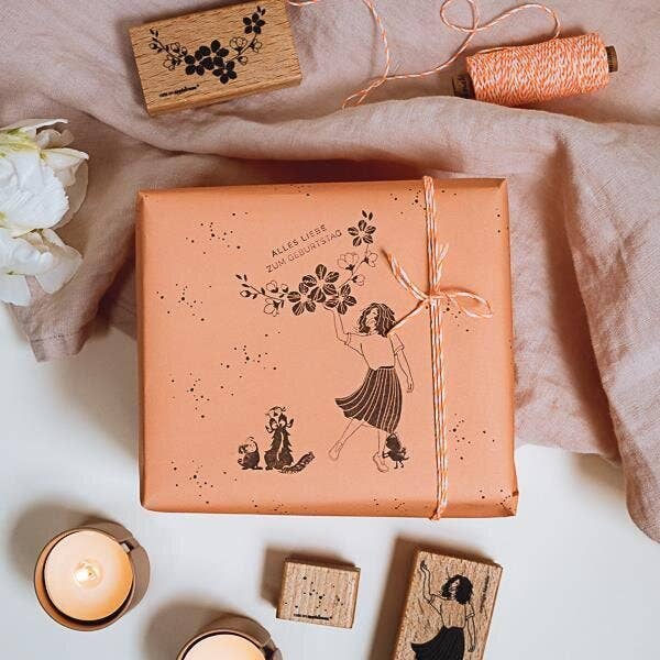Tampon branche de printemps