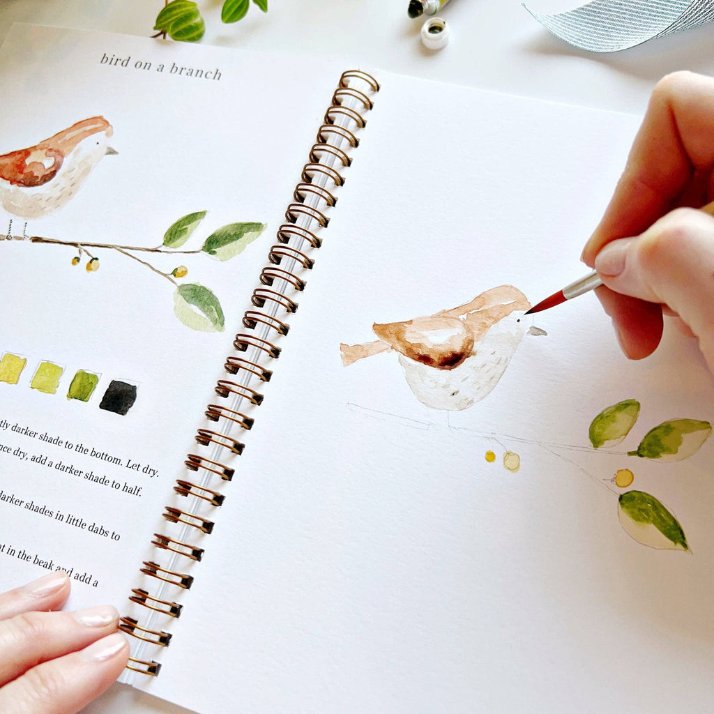 Cahier d'aquarelle sur les animaux