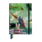 Carnet doux au toucher - Libellule