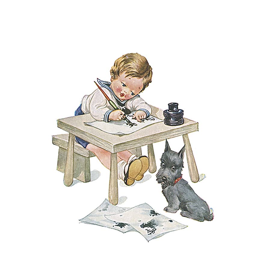 Carte postale bureau
