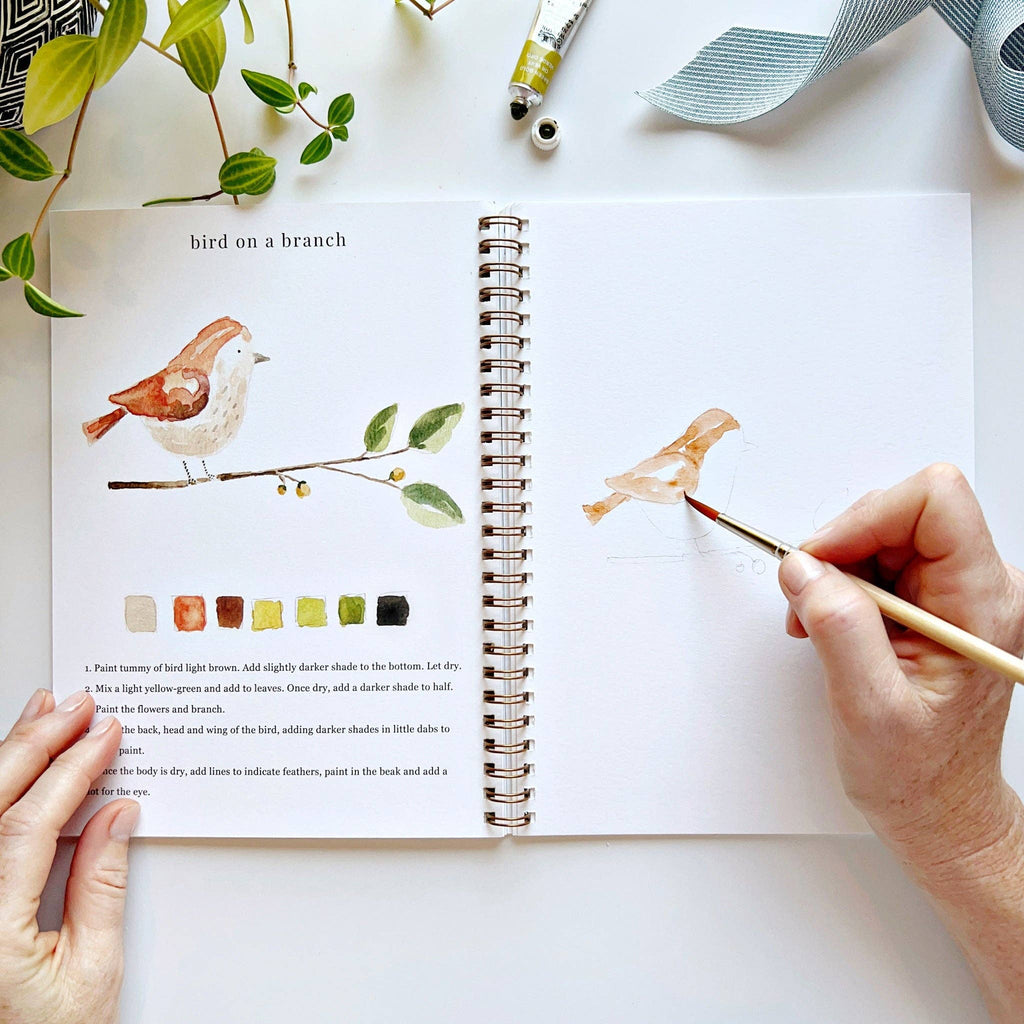 Cahier d'aquarelle sur les animaux