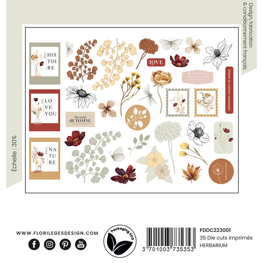 Die cuts HERBARIUM