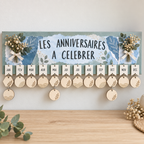 CALENDRIER des ANNIVERSAIRES