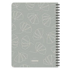 Bloc-notes A5 en forme de fleurs