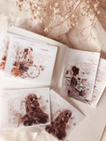 Lot de 6 stickers aquarelle mats transparents