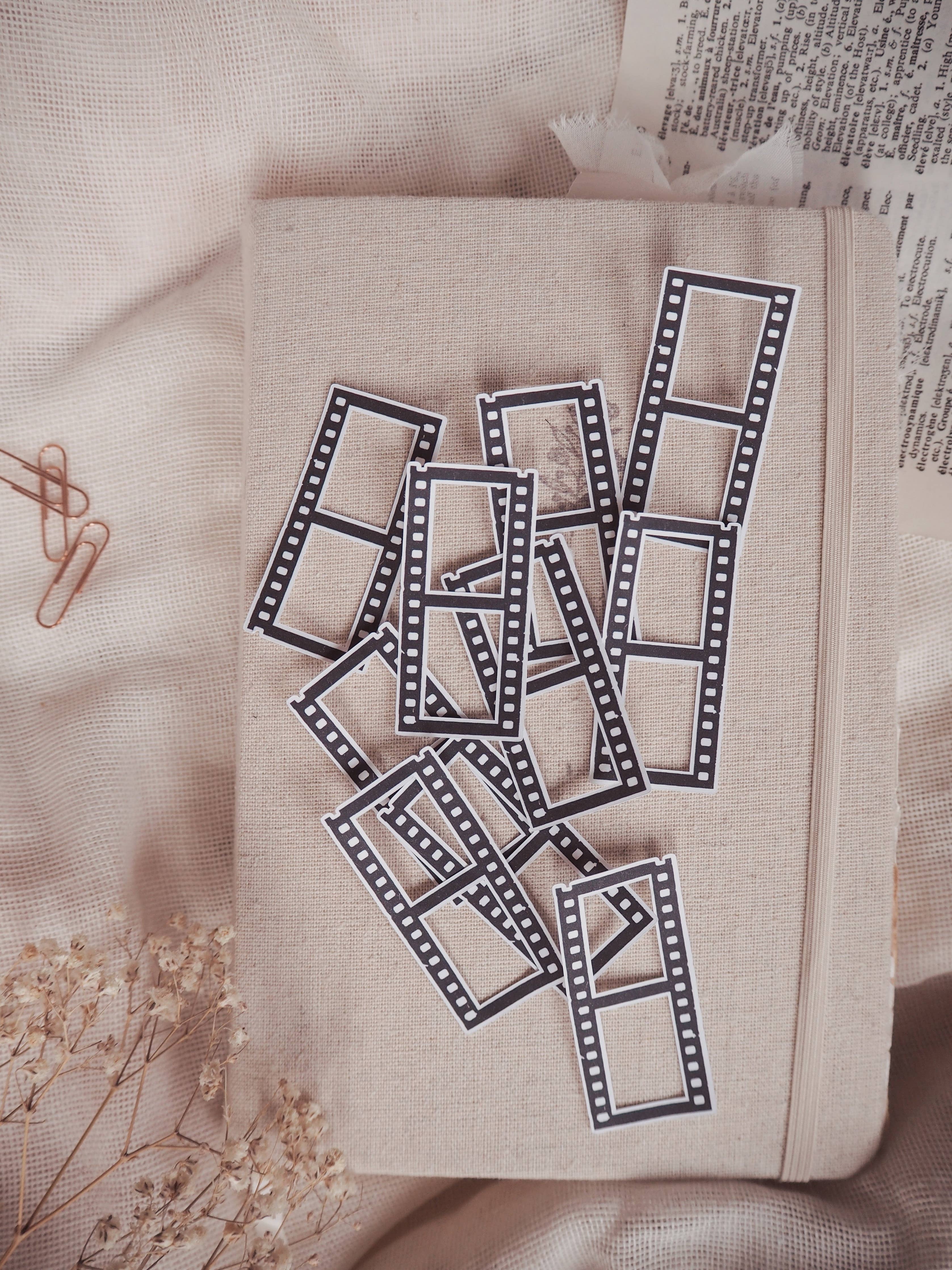 Lot de 10 stickers pellicule photo