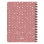 Carnet A5 à spirale – Rose poudré Tiny Rings