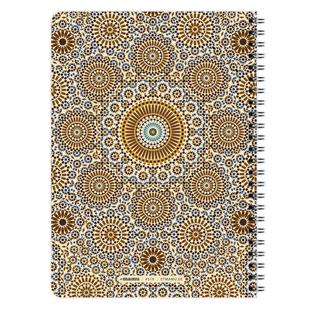 Bloc-notes à motif marocain n° 2 A5