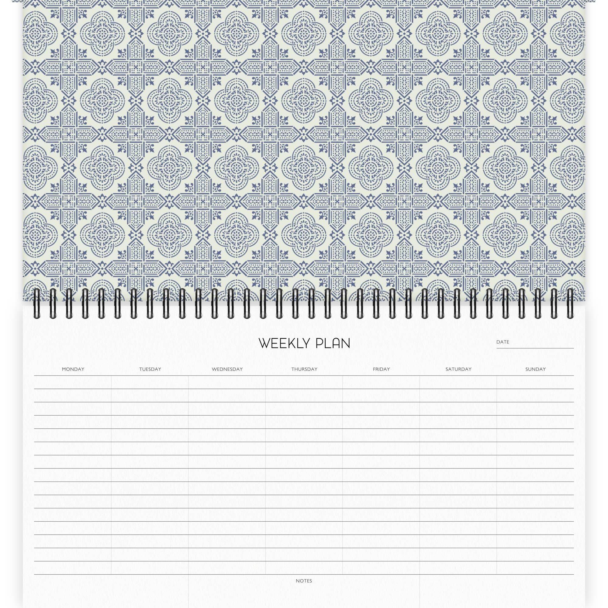 Agenda hebdomadaire A4 Azelujos