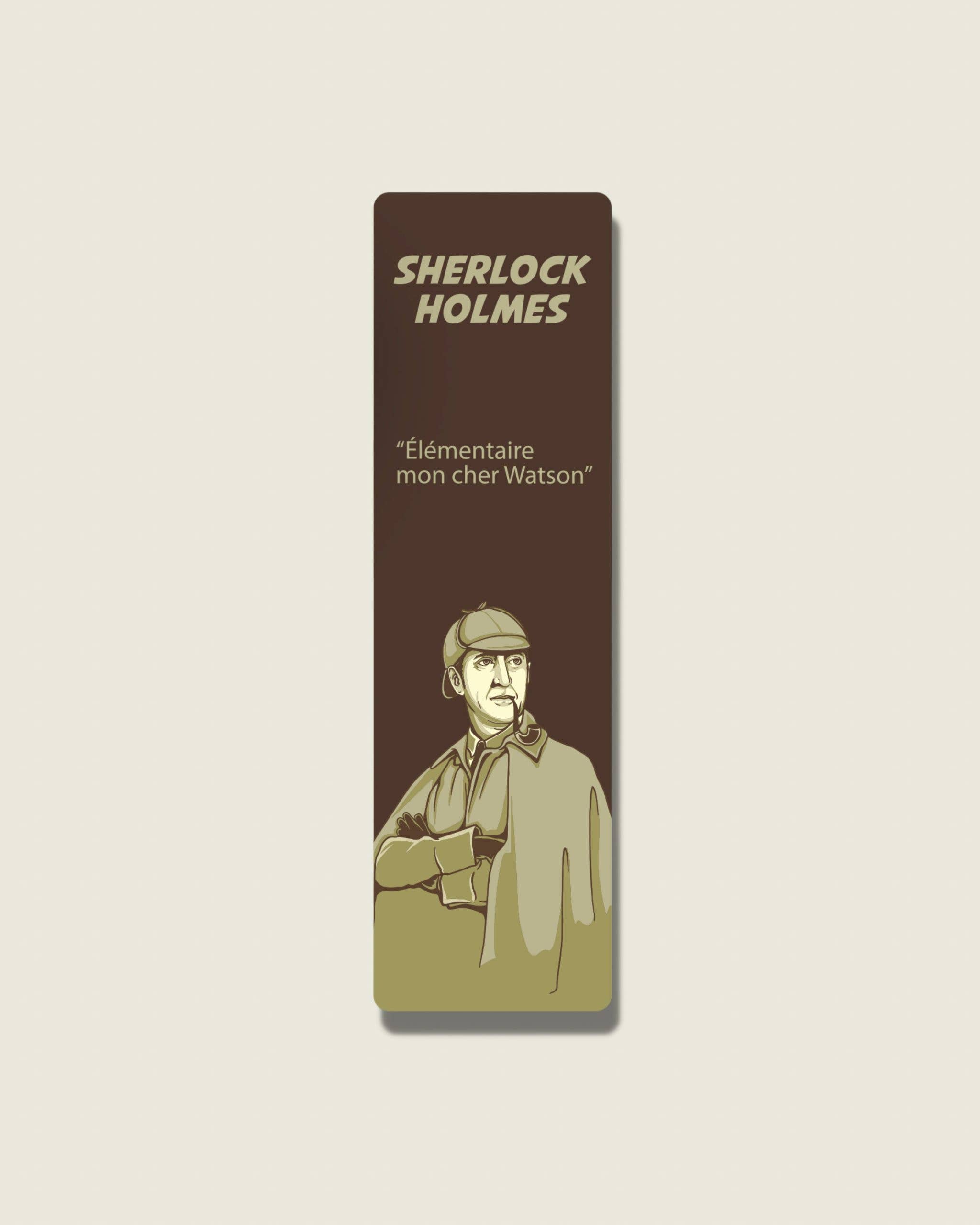 Marque-page Sherlock Holmes en feutrine