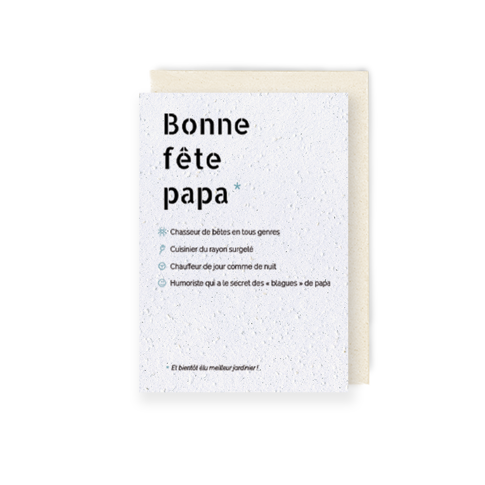 Carte à planter - Super Papa*