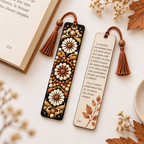 MARQUE PAGE MANDALA D'AUTOMNE