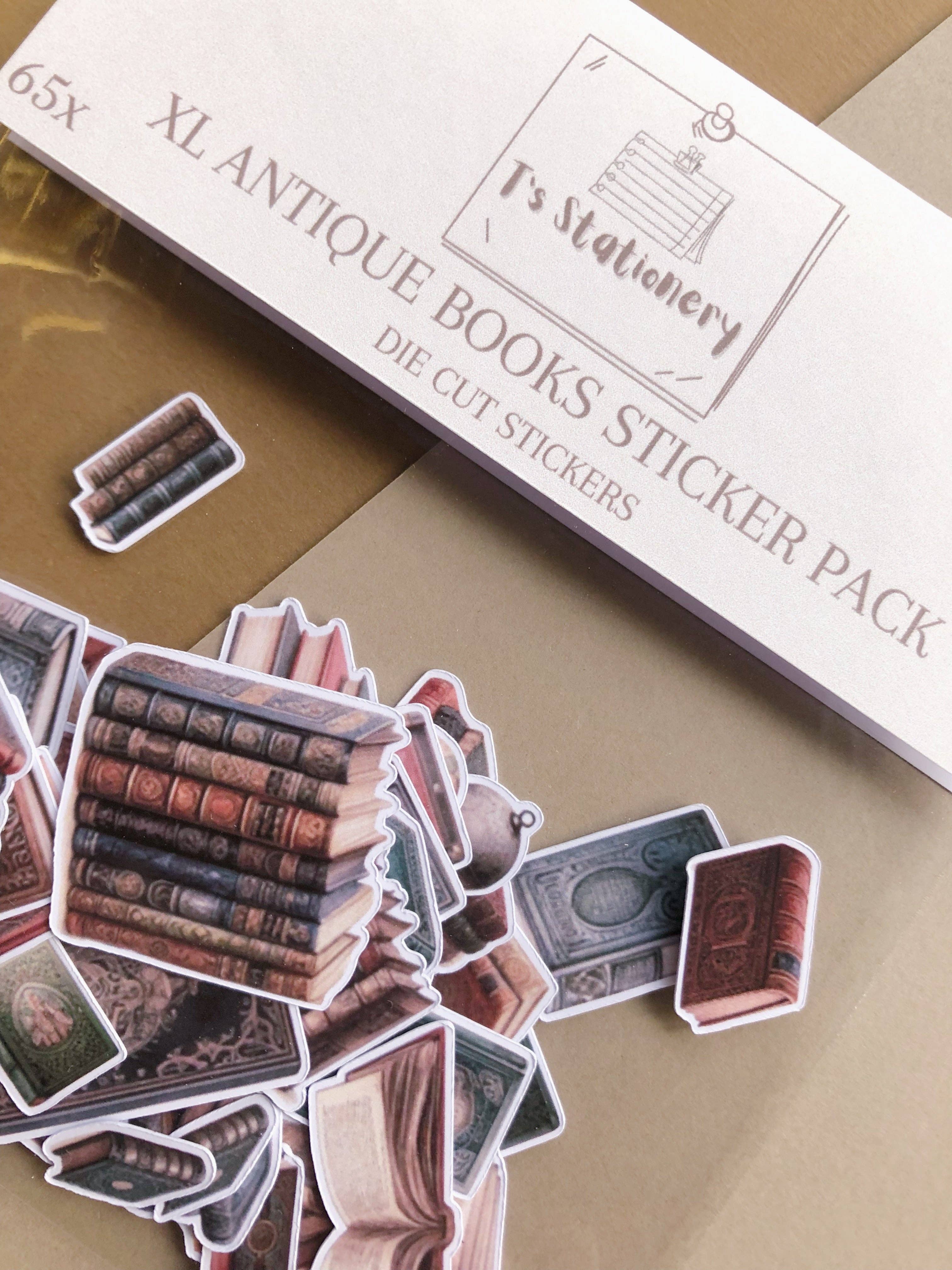 Paquet d'autocollants « 65 livres anciens XL »