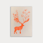 Carte postale / Cerf / Papier écologique