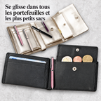 Stylo à bille mini porte-monnaie  rose