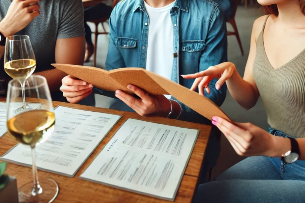 Housses de menu en liège : le mélange parfait de style et de durabilité pour votre restaurant ou café L-1022