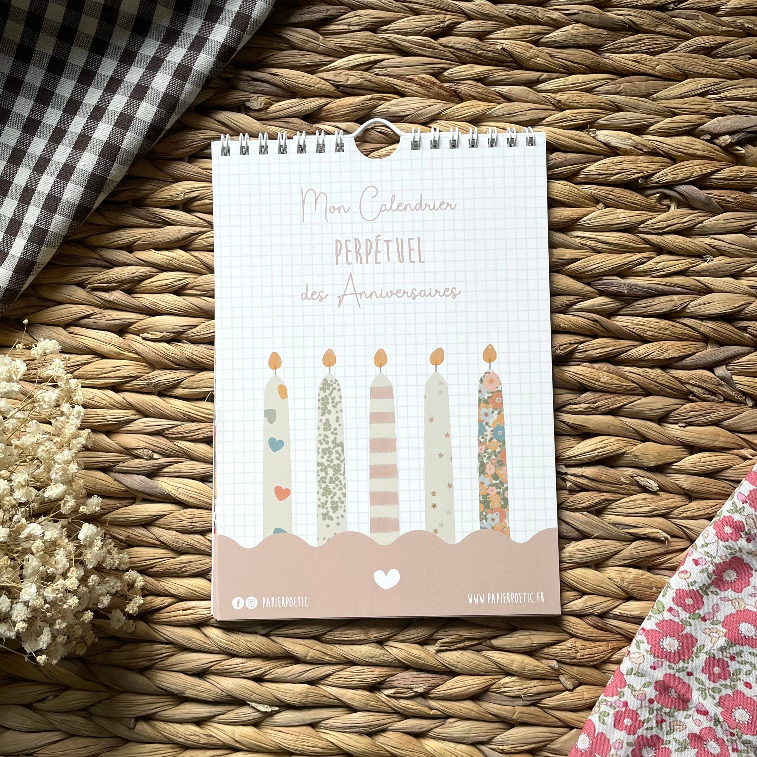 Mon Calendrier Perpétuel des Anniversaires - Mural Liberty