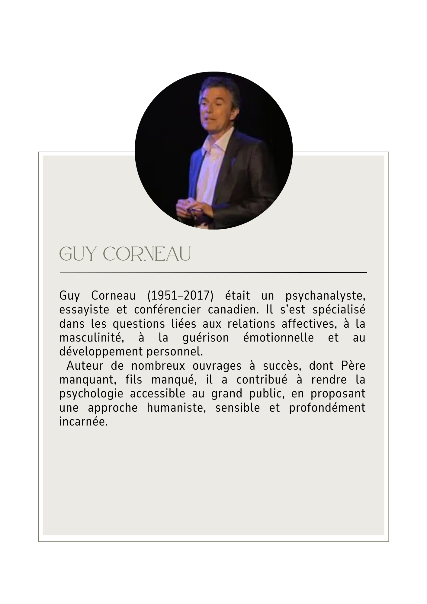 La guérison du coeur