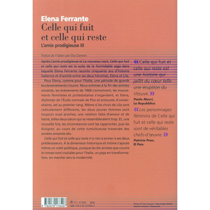 Celle qui fuit et celle qui reste - L'amie prodigieuse III