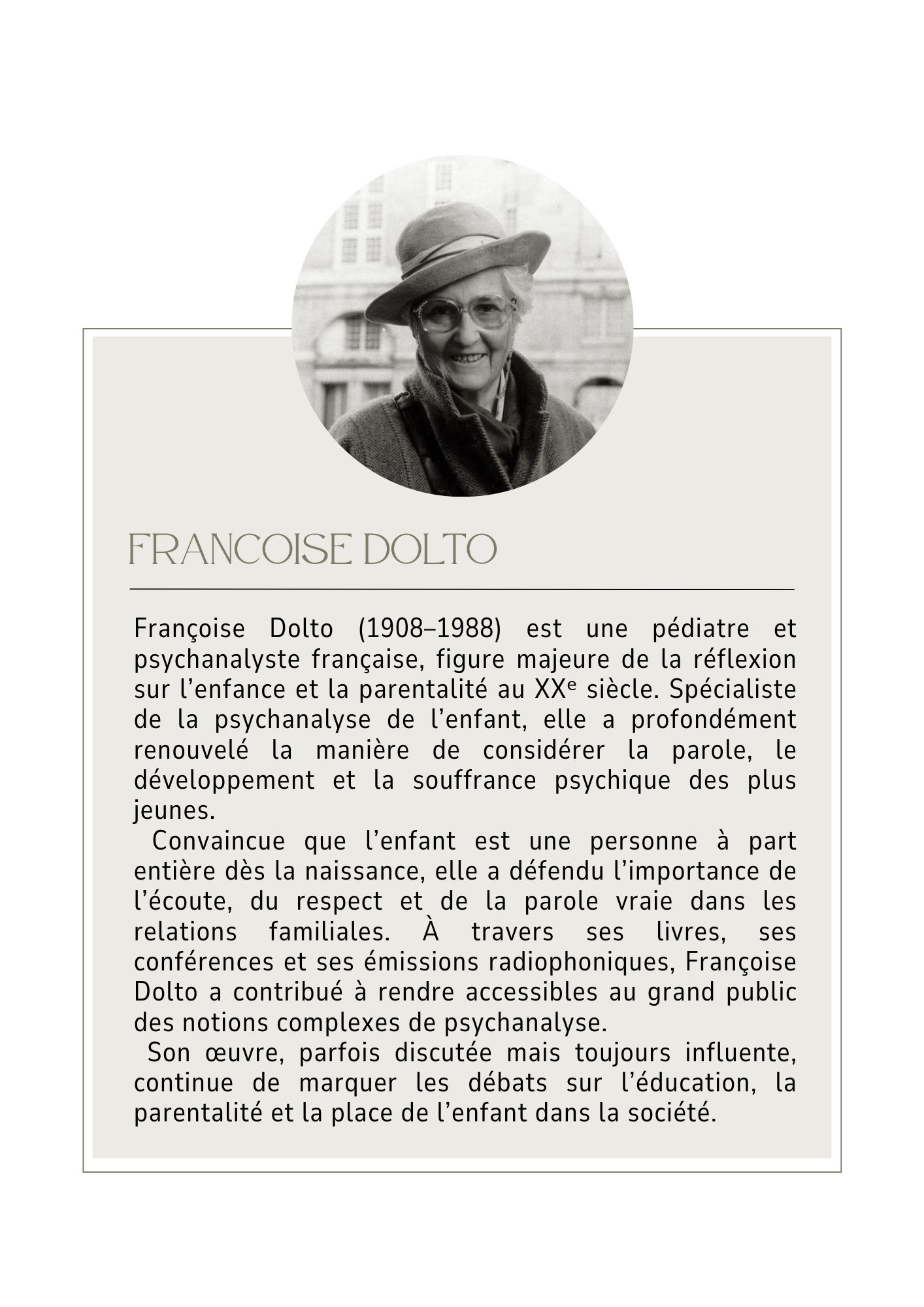 Psychanalyse et pédiatrie
