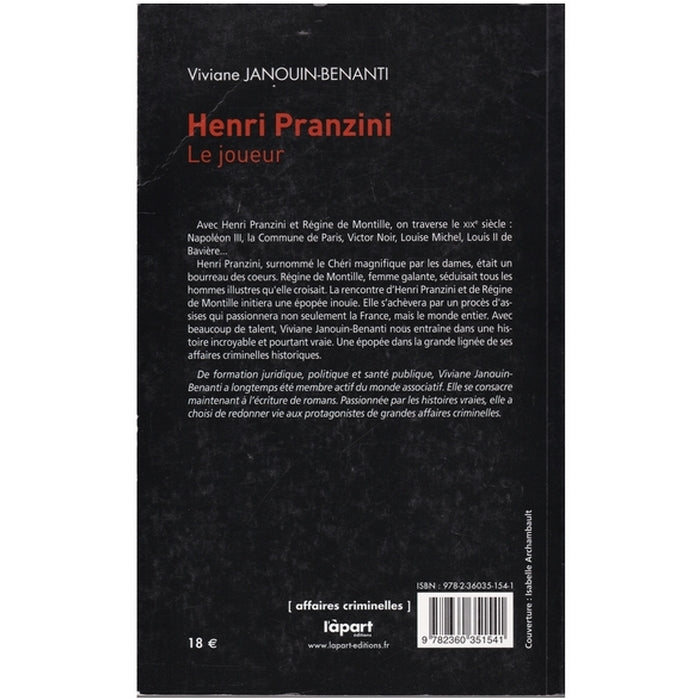 Henri Pranzini le joueur