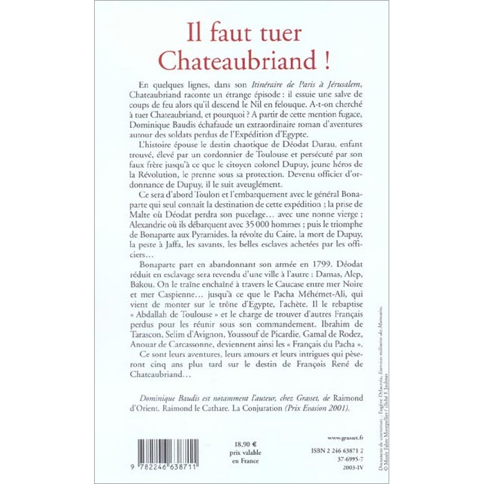 Il faut tuer Chateaubriand !