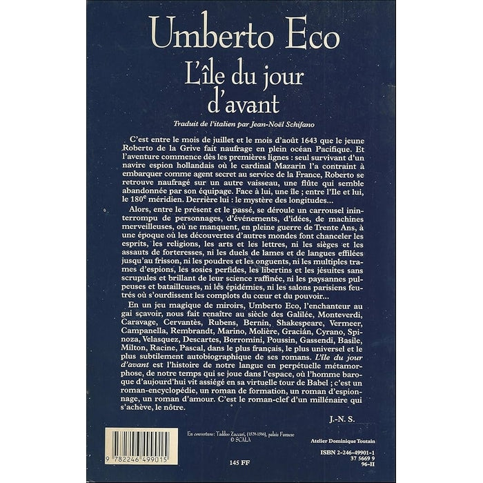 L'île du jour d'avant
