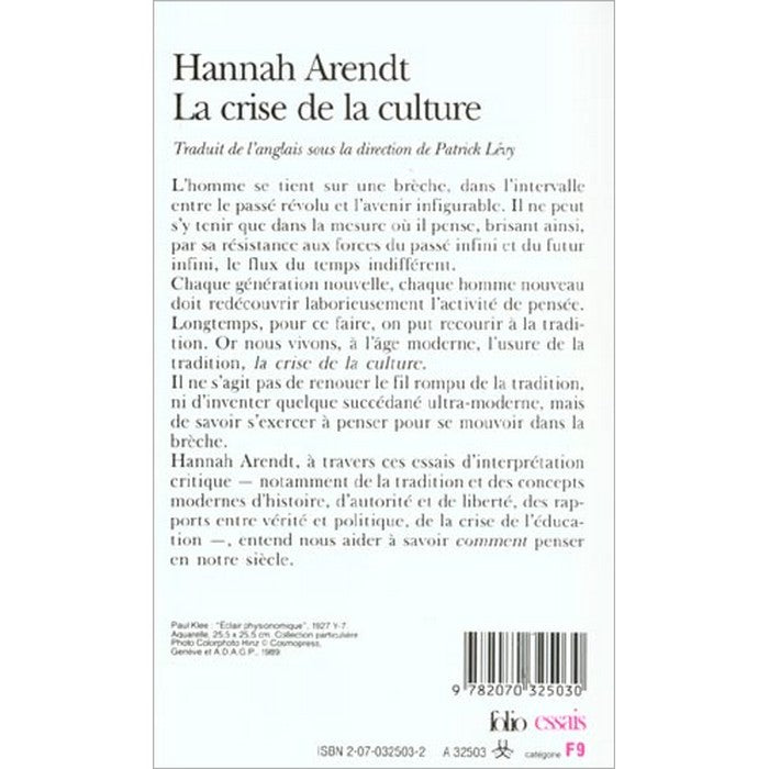 La crise de la culture