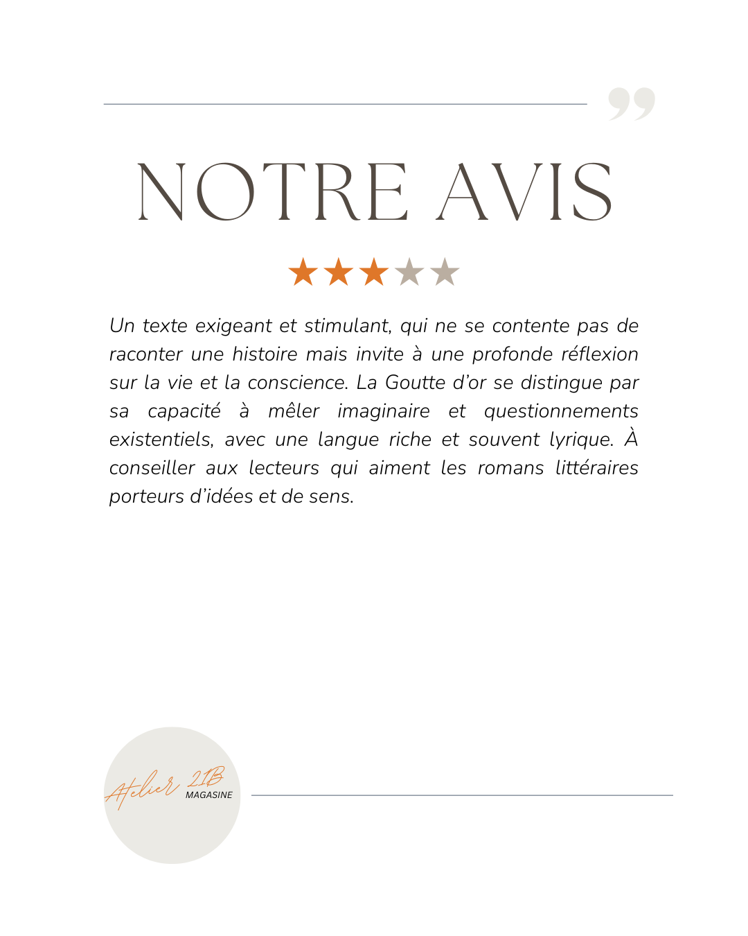 La goutte d'or