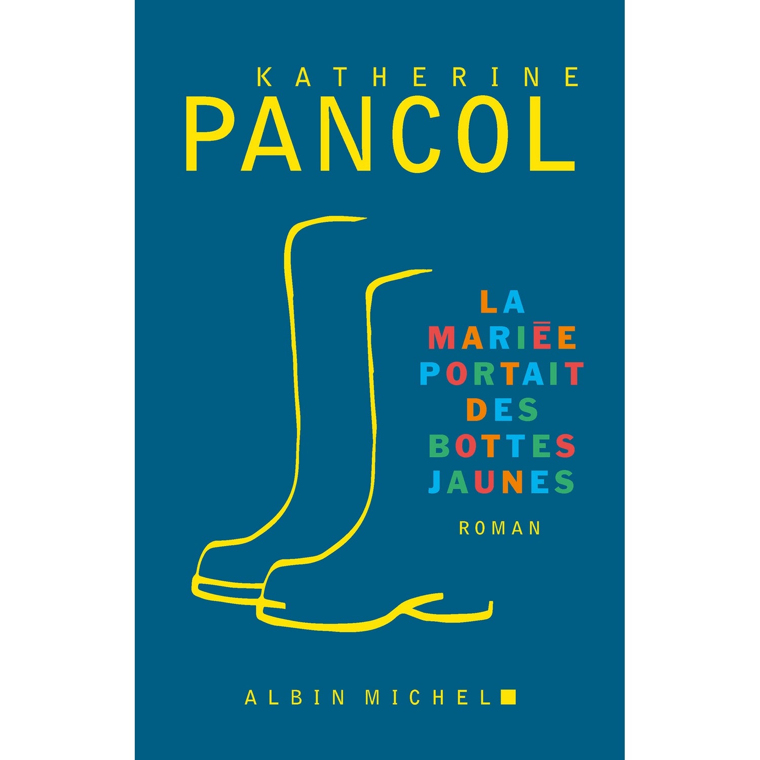 La mariée portait des bottes jaunes