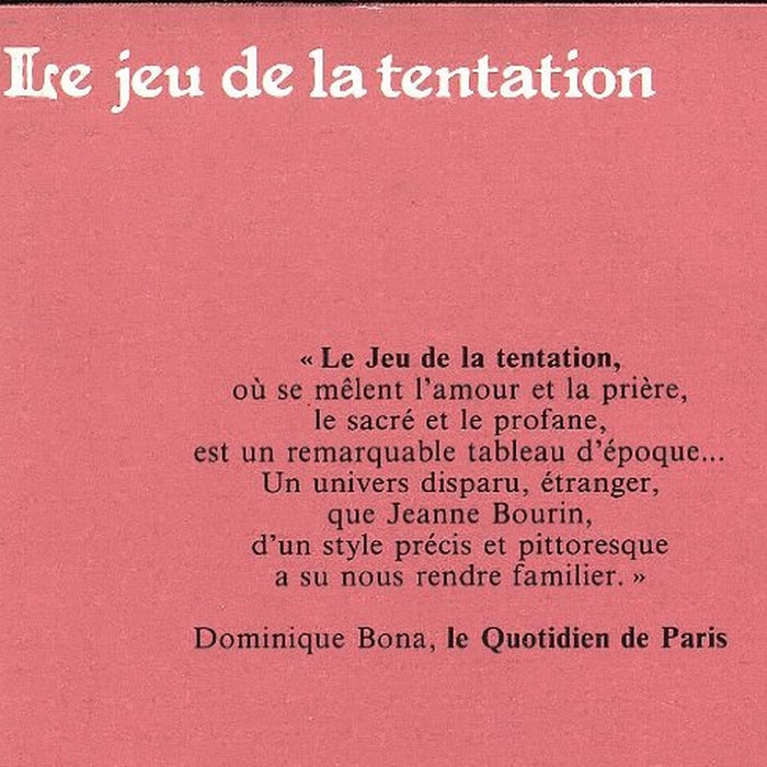 Le jeu de la tentation