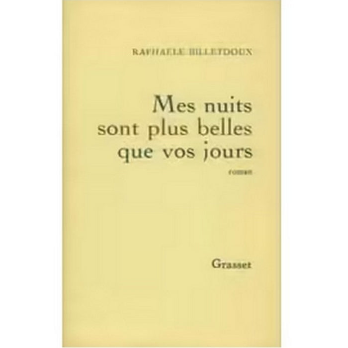 Mes nuits sont plus belles que vos jours