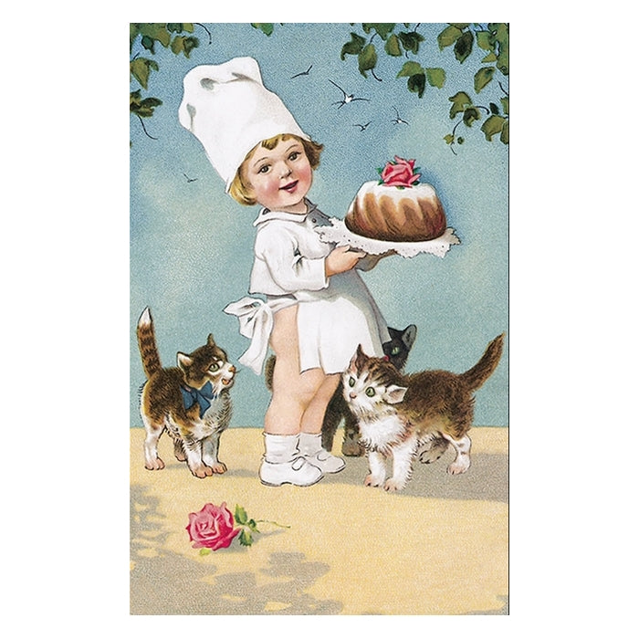Carte postale pâtissier
