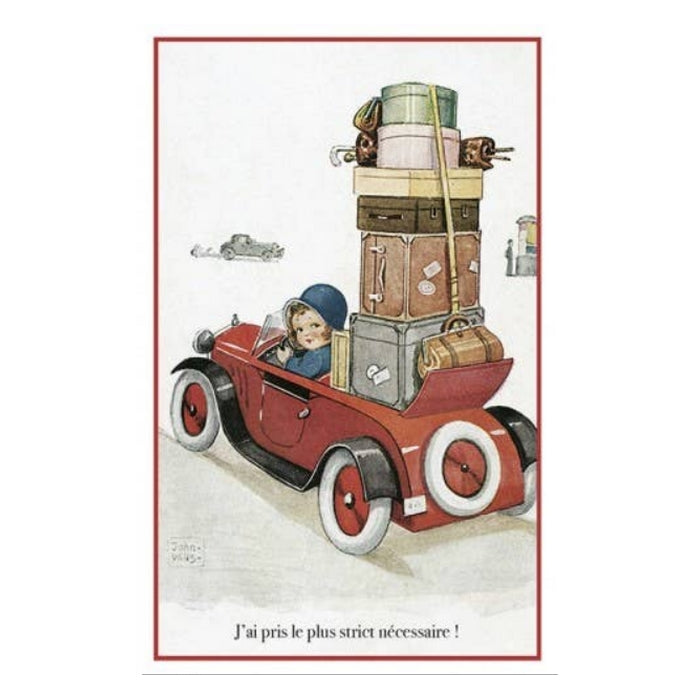 Carte postale bagages