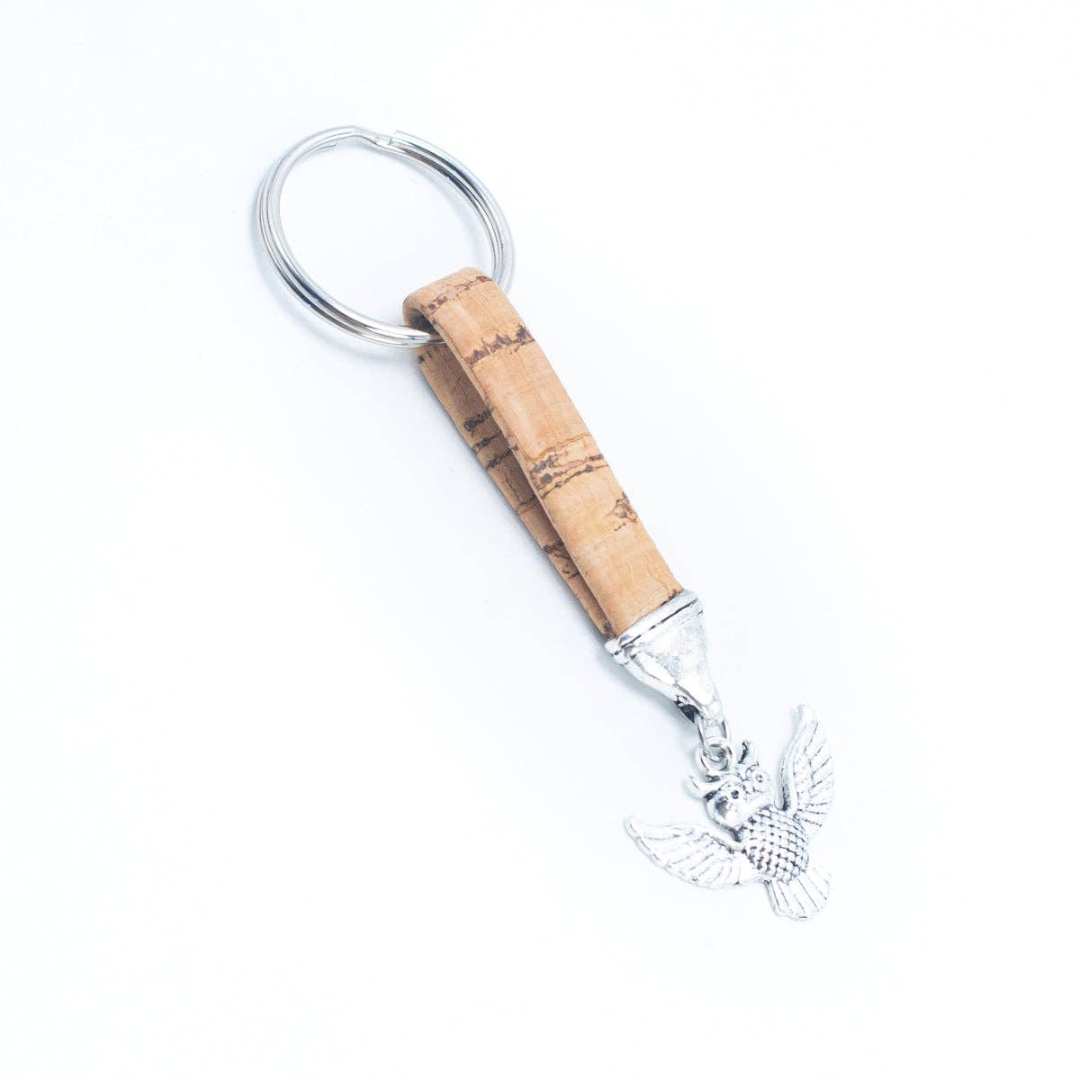 Porte-clés fait main en liège avec pendentif Style simple I-013-MIX-10