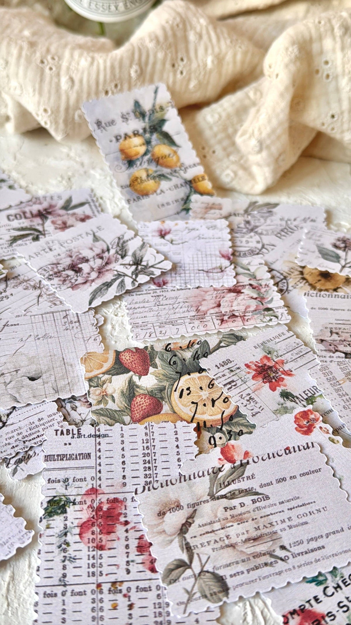 Kit artisanal · Timbres postaux vintage