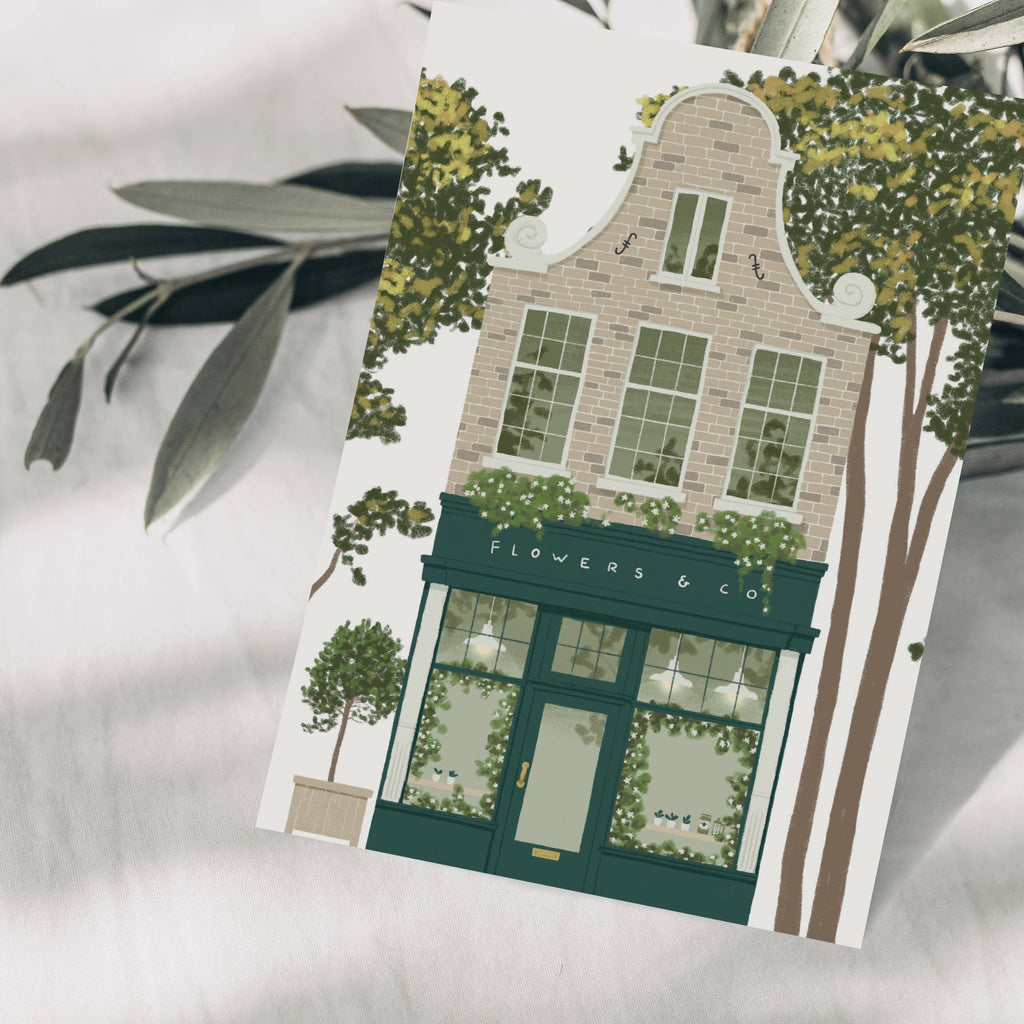 Carte postale Café