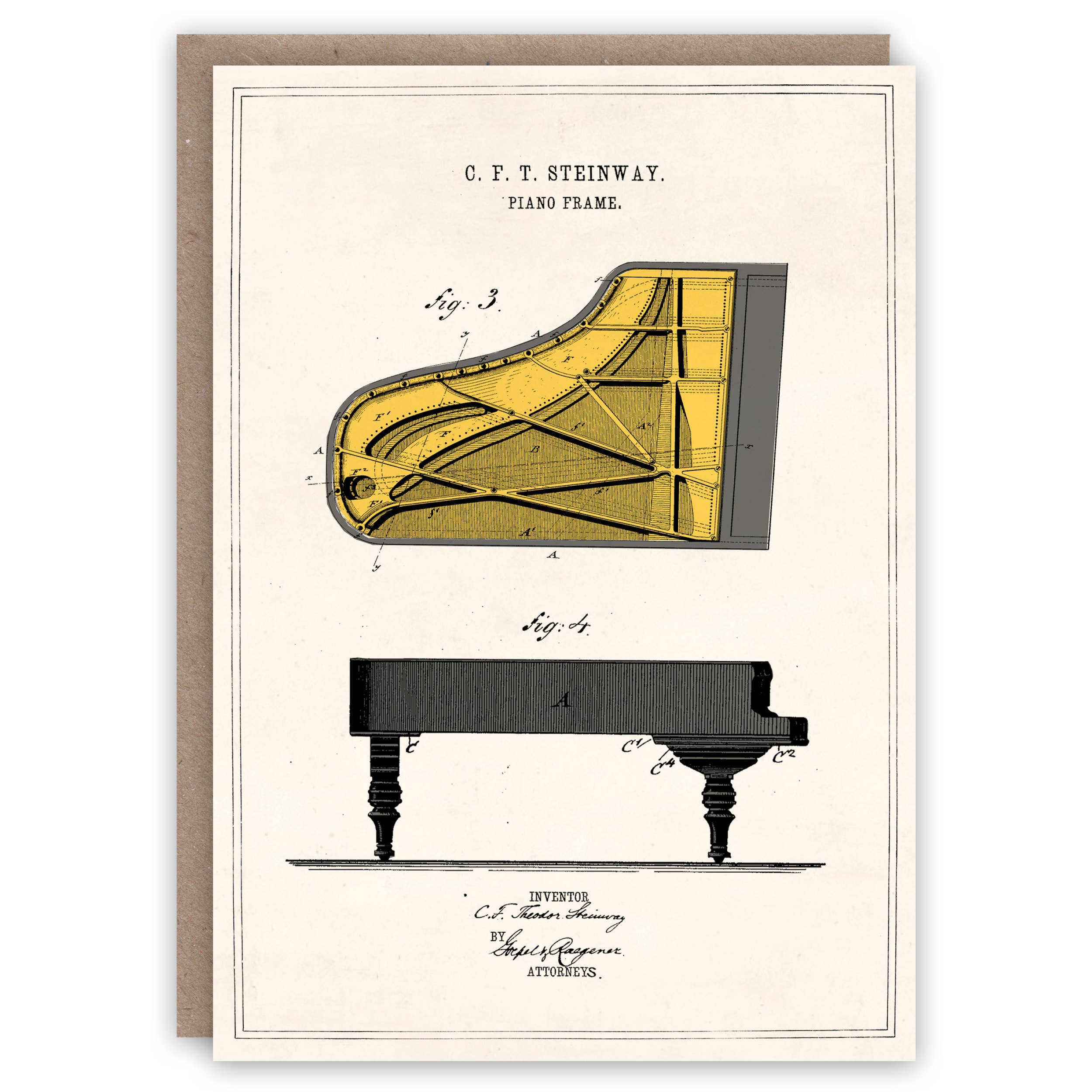 Carte de vœux Steinway