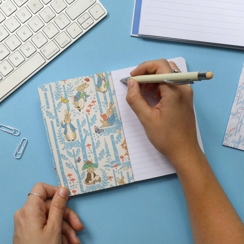 Carnet Peter Rabbit — Motif de pique-nique en forêt A6
