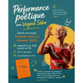 PERFORMANCE POÉTIQUE - VEN.09 OCT - 19H