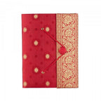 Journal Sari fait main - Carnet de notes en tissu